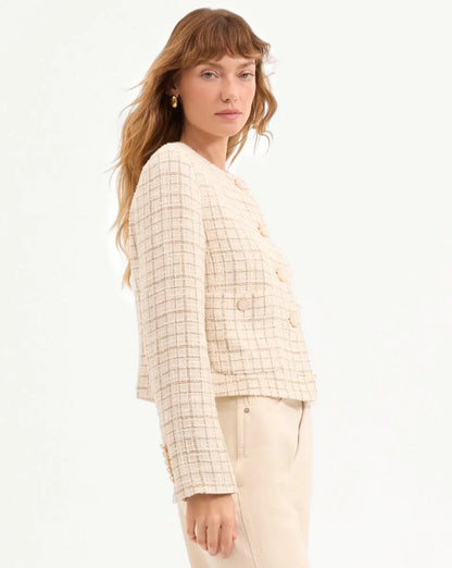 Dove/Gold Lurex