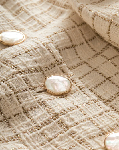 Dove/Gold Lurex