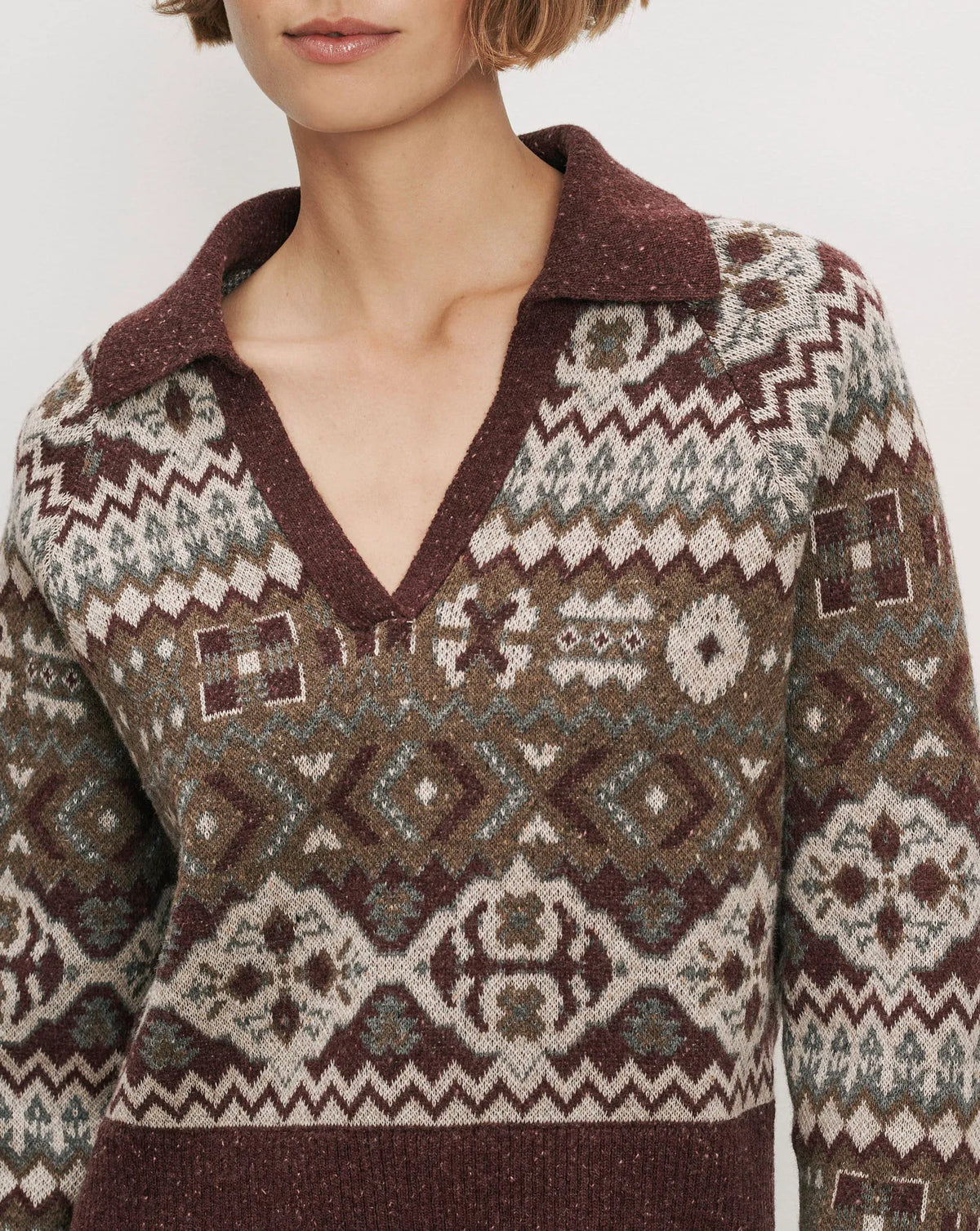 Burgundy Multi