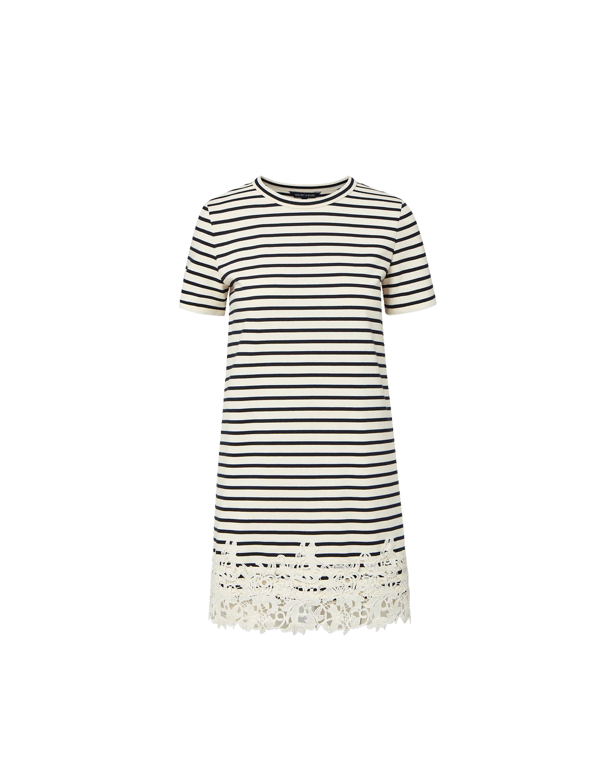 Dove White/Navy Stripe